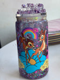 ✨ Cup Bambi – Effet pailleté coloré (472 ml) ✨